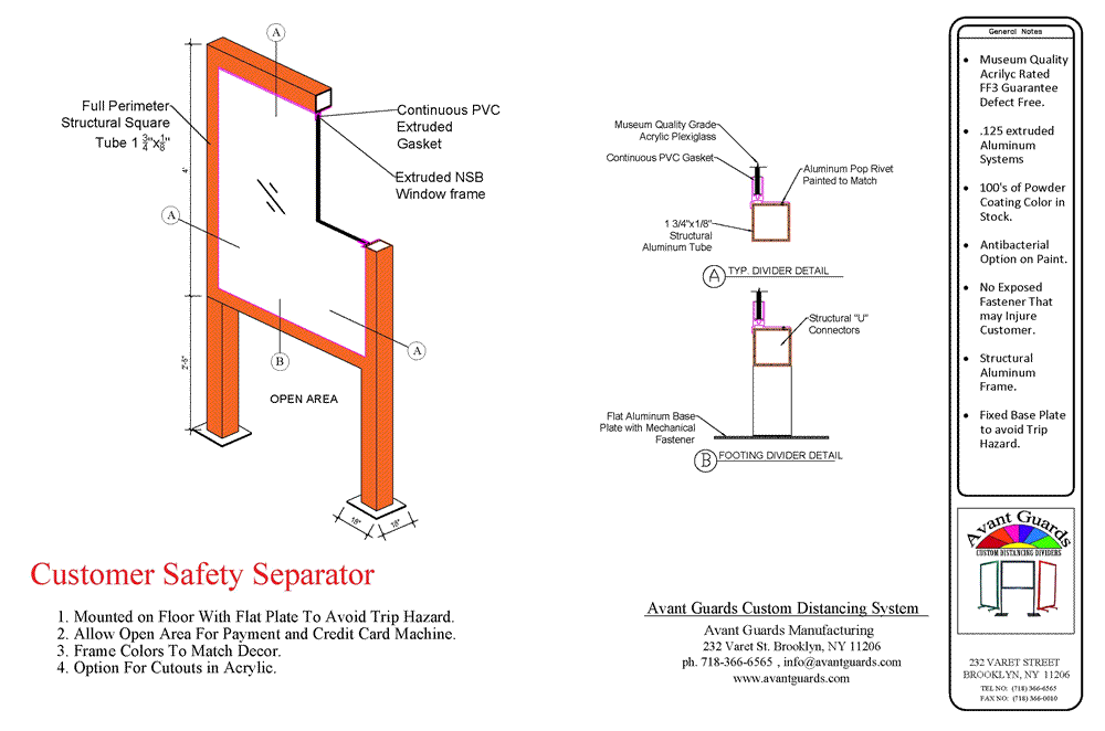 Employee Safety Shields CAD
